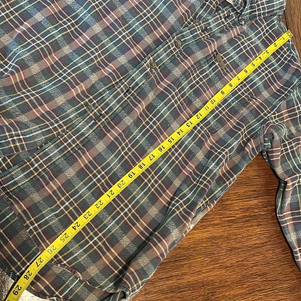 Woolrich REI Red Green Plaid Cotton Flannel Button Down Shirt Large - Picture 6 of 6